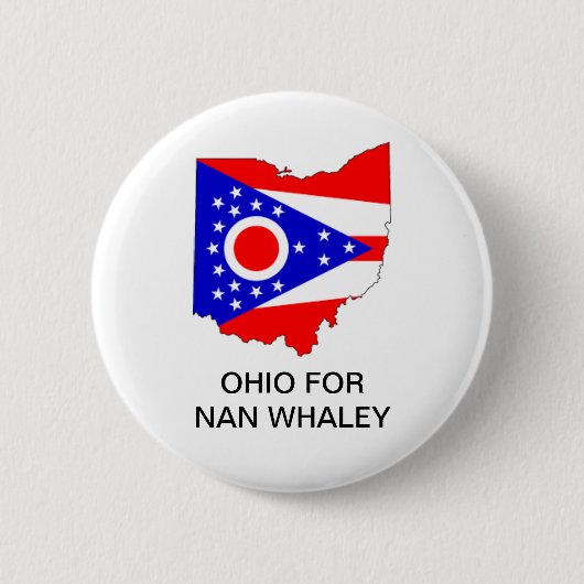 OHIO für die Schaltfläche "NAN WHALEY GOVERNOR" Button (Vorderseite)