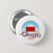 OHIO für Obama Button (Vorne & Hinten)