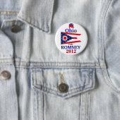 Ohio für Romney 2012 Button (Beispiel)
