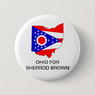 OHIO für Sherrod Brown SENATE Button