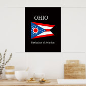Ohio: Geburtsort der Luftfahrt Poster (Küche)