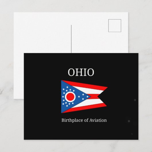 Ohio - Geburtsort der Luftfahrt Postkarte (Vorne/Hinten)