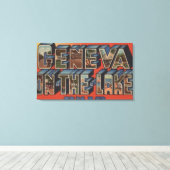 Ohio - Genf am See - Große Briefszenen Leinwanddruck (Insitu (Holzboden))