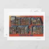 Ohio - Genf am See - Große Briefszenen Postkarte (Vorne/Hinten)