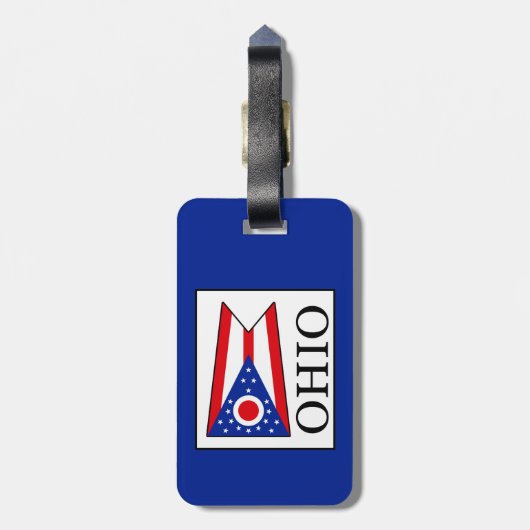 Ohio Gepäckanhänger (Rückseite vertikal)