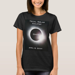 OHIO Gesamte Sonnenfinsternis 8. April 2024 T-Shirt