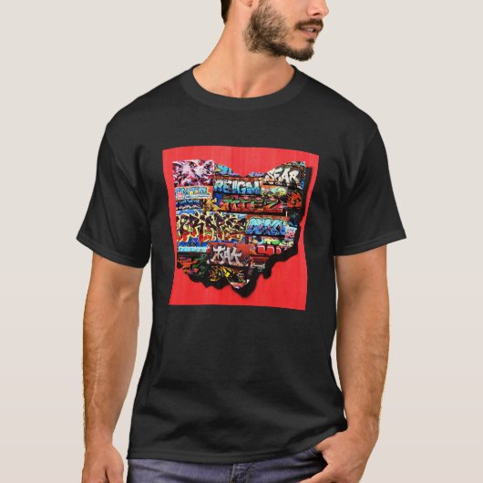 Ohio graffiti t shirt (Vorderseite)