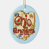 Ohio Grandma Keramik Ornament (Rechts)