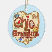Ohio Grandma Keramik Ornament (Links)