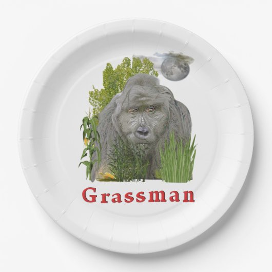 Ohio Gras Pappteller (Vorderseite)