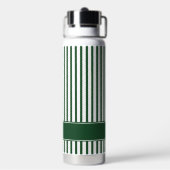Ohio Grün gestreift Trinkflasche (Hinten)