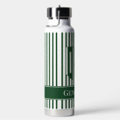 Ohio Grün gestreift Trinkflasche (rechts)