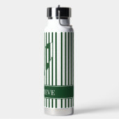 Ohio Grün gestreift Trinkflasche (Links)