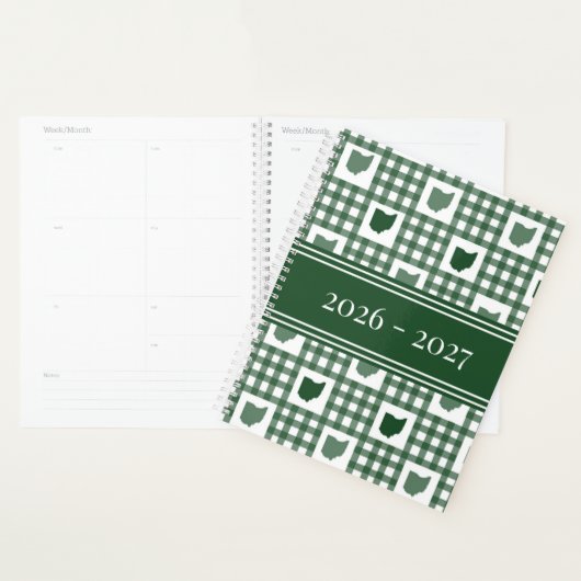Ohio Grün Gingham Planer (Anzeige)