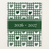 Ohio Grün Gingham Planer (Vorderseite)