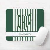Ohio Grün Streifen Mousepad (Mit Mouse)