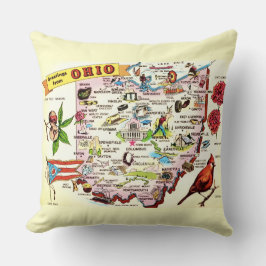 Ohio Grüße Kissen