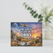 Ohio Grußkarte Postkarte (Stehend Vorderseite)