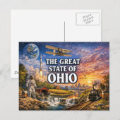 Ohio Grußkarte Postkarte (Vorne/Hinten)