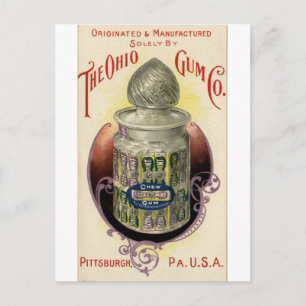 Ohio Gum Postkarte