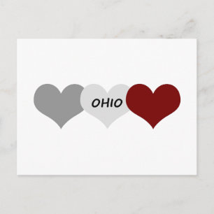 Ohio Heart Postkarte