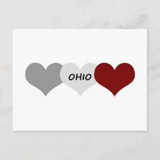 Ohio Heart Postkarte