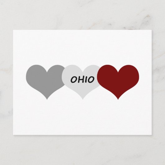 Ohio Heart Postkarte (Vorderseite)