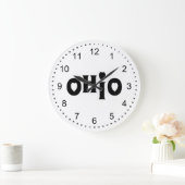 Ohio Hearts Große Wanduhr (Zuhause)
