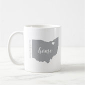 Ohio Heimat Tasse mit Personalisierung (Links)