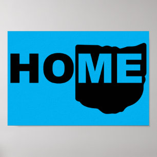 Ohio-Heimat-Weg-von-Staat-Plakat-Schild Poster