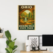 Ohio Hocking Hills Staat Park V01 Poster (Heimbüro)