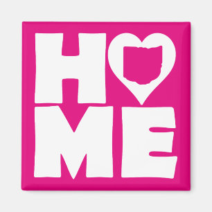 Ohio Home Heart State Kühlschrankmagnet