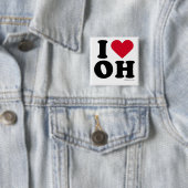 OHIO - "ICH LIEBE OH-" "ICH LIEBE OHIO" BUTTON (Beispiel)