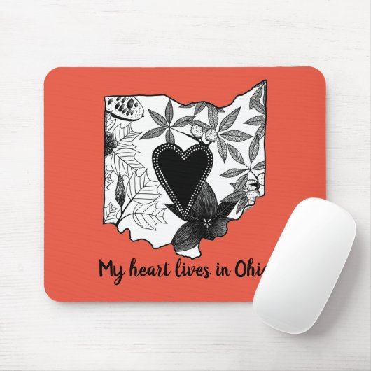 Ohio Illustration Mousepad (Mit Mouse)