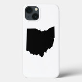 Ohio in Schwarz und Weiß Case-Mate iPhone Hülle (Rückseite)