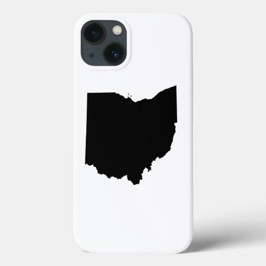 Ohio in Schwarz und Weiß Case-Mate iPhone Hülle (Rückseite)