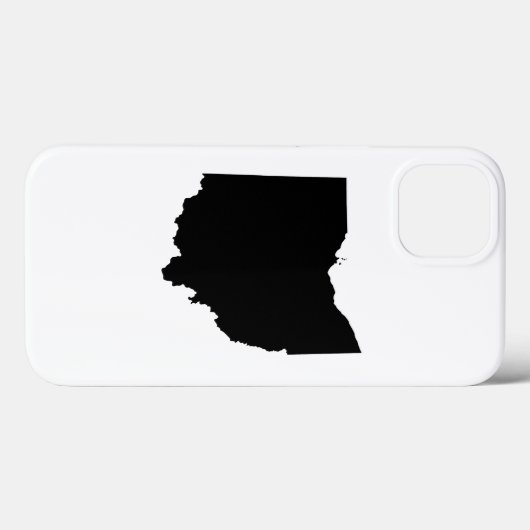 Ohio in Schwarz und Weiß Case-Mate iPhone Hülle (Rückseite (Horizontal))