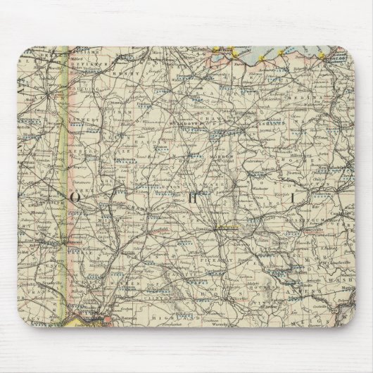 Ohio, Indiana, Kentucky, West Virginia Mousepad (Vorne)