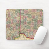 Ohio, Indiana Map von Mitchell Mousepad (Mit Mouse)