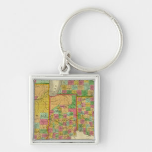 Ohio, Indiana und Illinois Schlüsselanhänger