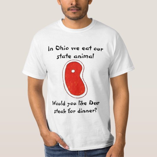 Ohio isst Staatstier T-Shirt (Vorderseite)