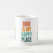 Ohio ist meine Tasse für Kaffee am glücklichen Ort (Mittel)