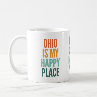Ohio ist meine Tasse für Kaffee am glücklichen Ort