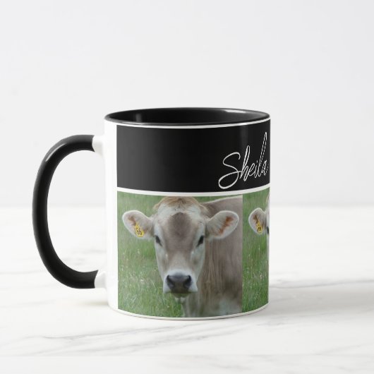 Ohio Jersey Cow Foto Tasse (Links)