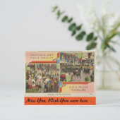 Ohio, Jim's Place Cafeteria, Put-in-Bay Postkarte (Stehend Vorderseite)