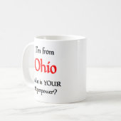 Ohio Kaffeetasse (Vorderseite Links)