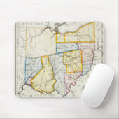 Ohio-Karte 1812 Mousepad (Mit Mouse)