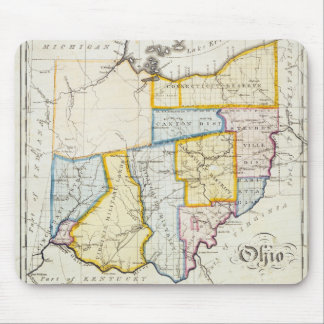 Ohio-Karte 1812 Mousepad