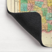 Ohio-Karte Mousepad (Ecke)