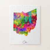 Ohio-Karte Puzzle (Vertikal)